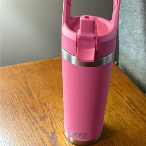YETI Pink Stainless Steel Travel Mug with Handle